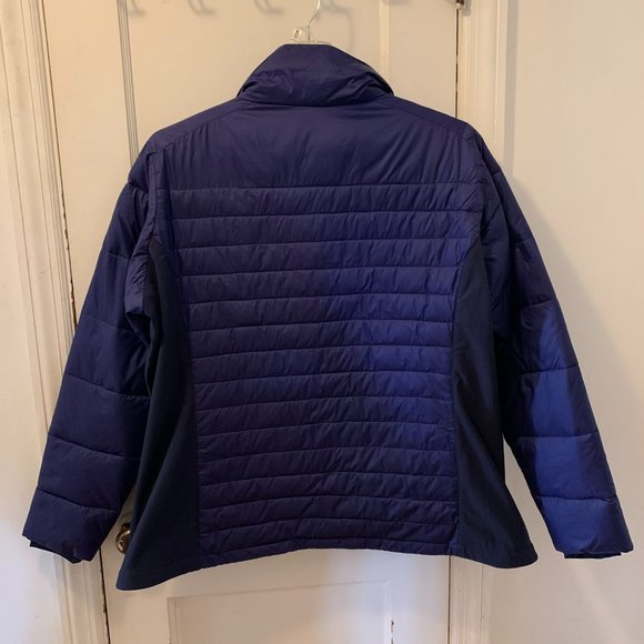 Columbia Powder Pillow Hybrid Puffer Jacket Purple Coat Women’s Size 2X EUC - Picture 4 of 6